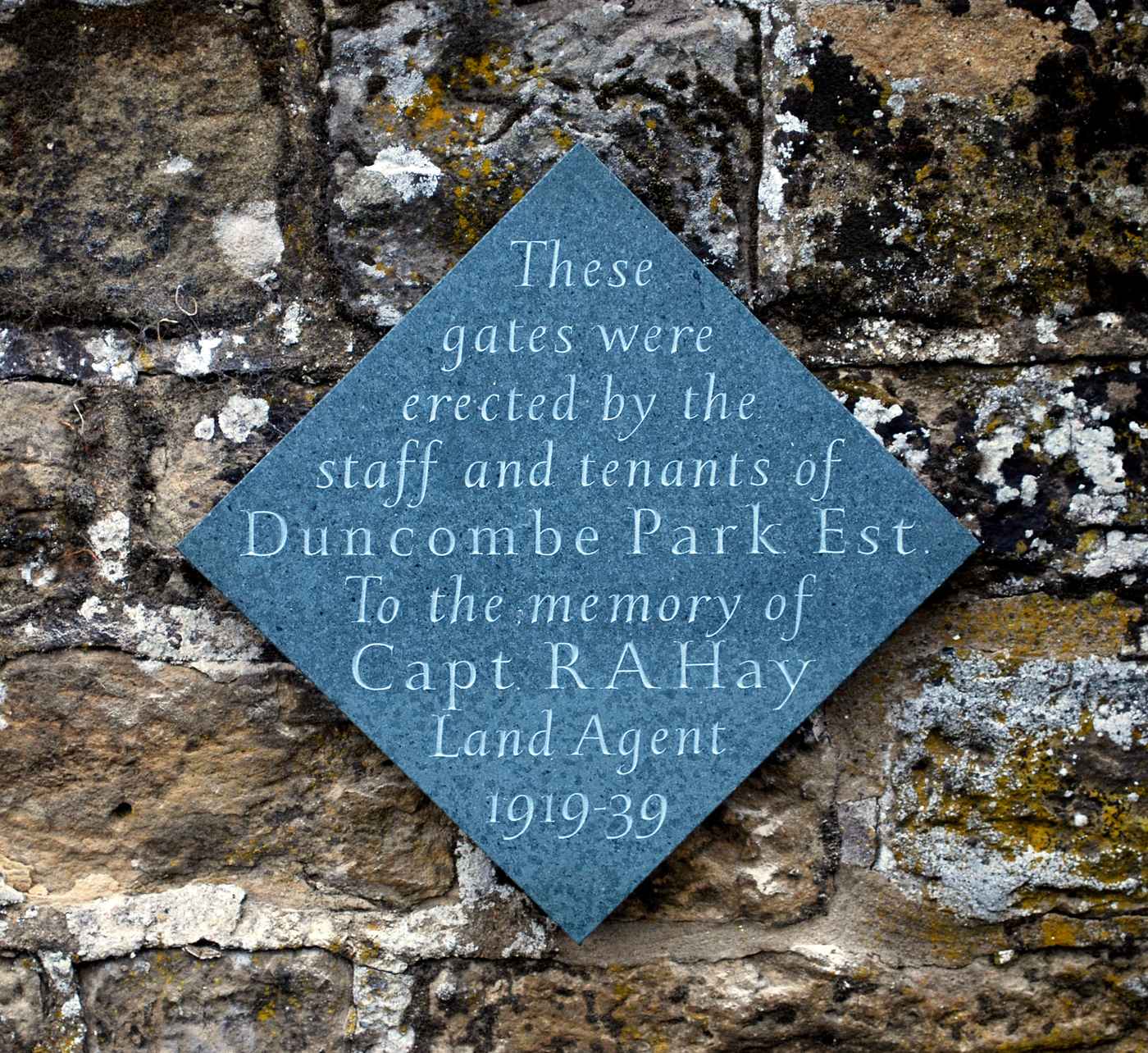 Hay Memorial Plaque
