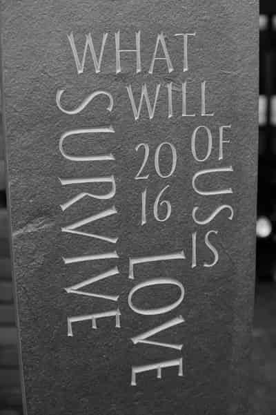 Slate Memorial Stone