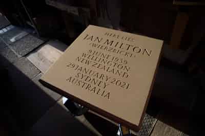 Milton Memorial Stone