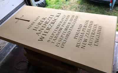 Wierzbicki Ledger Stone Memorial