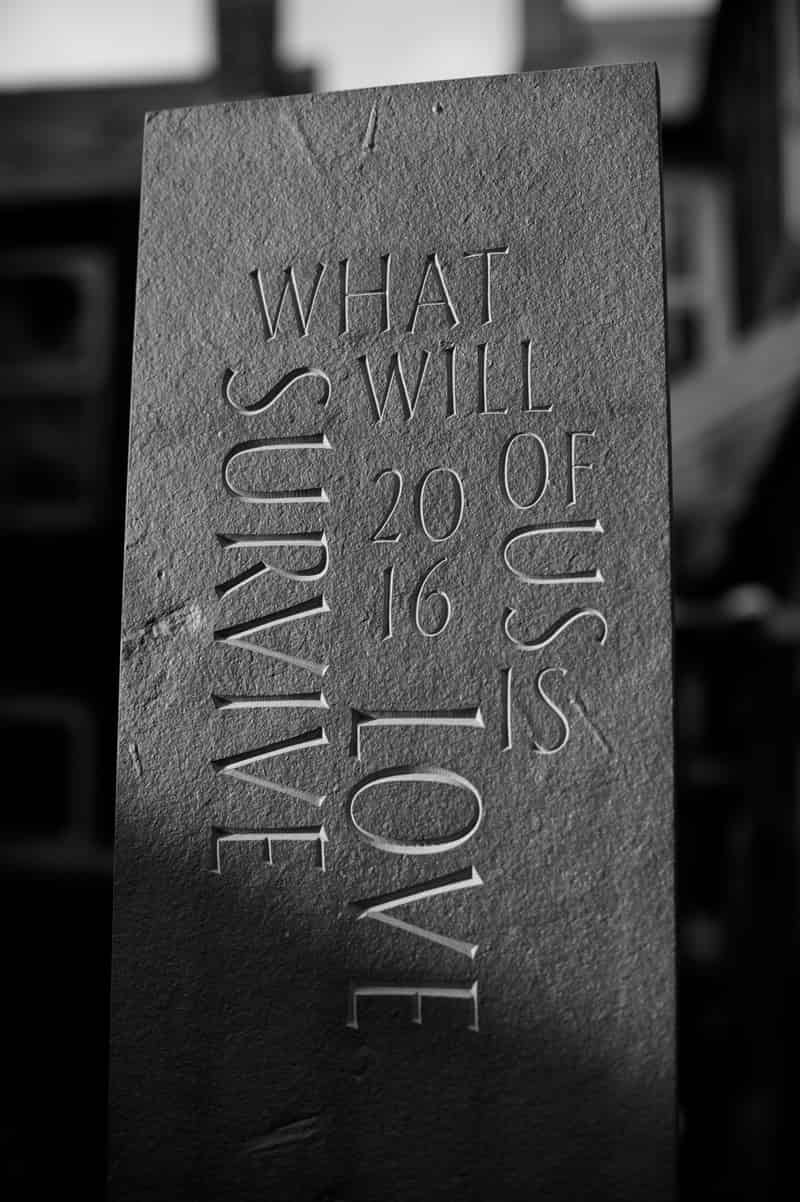 Slate Memorial Stone