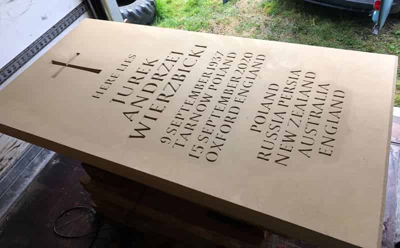 Wierzbicki Ledger Stone Memorial